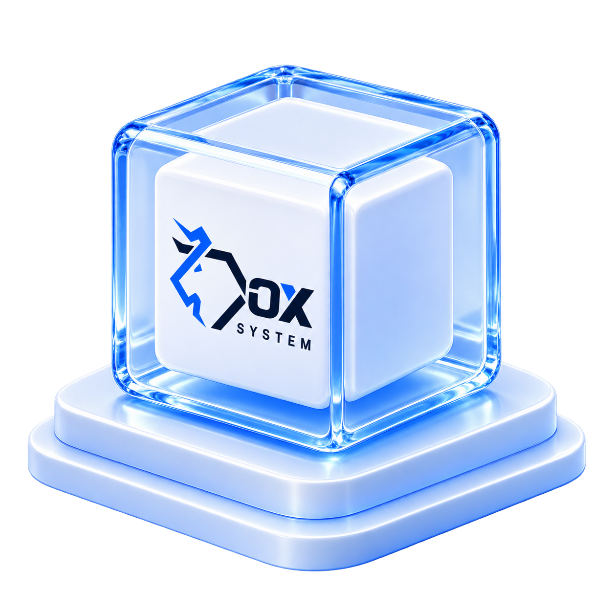 Стеклянный куб OX — одна платформа