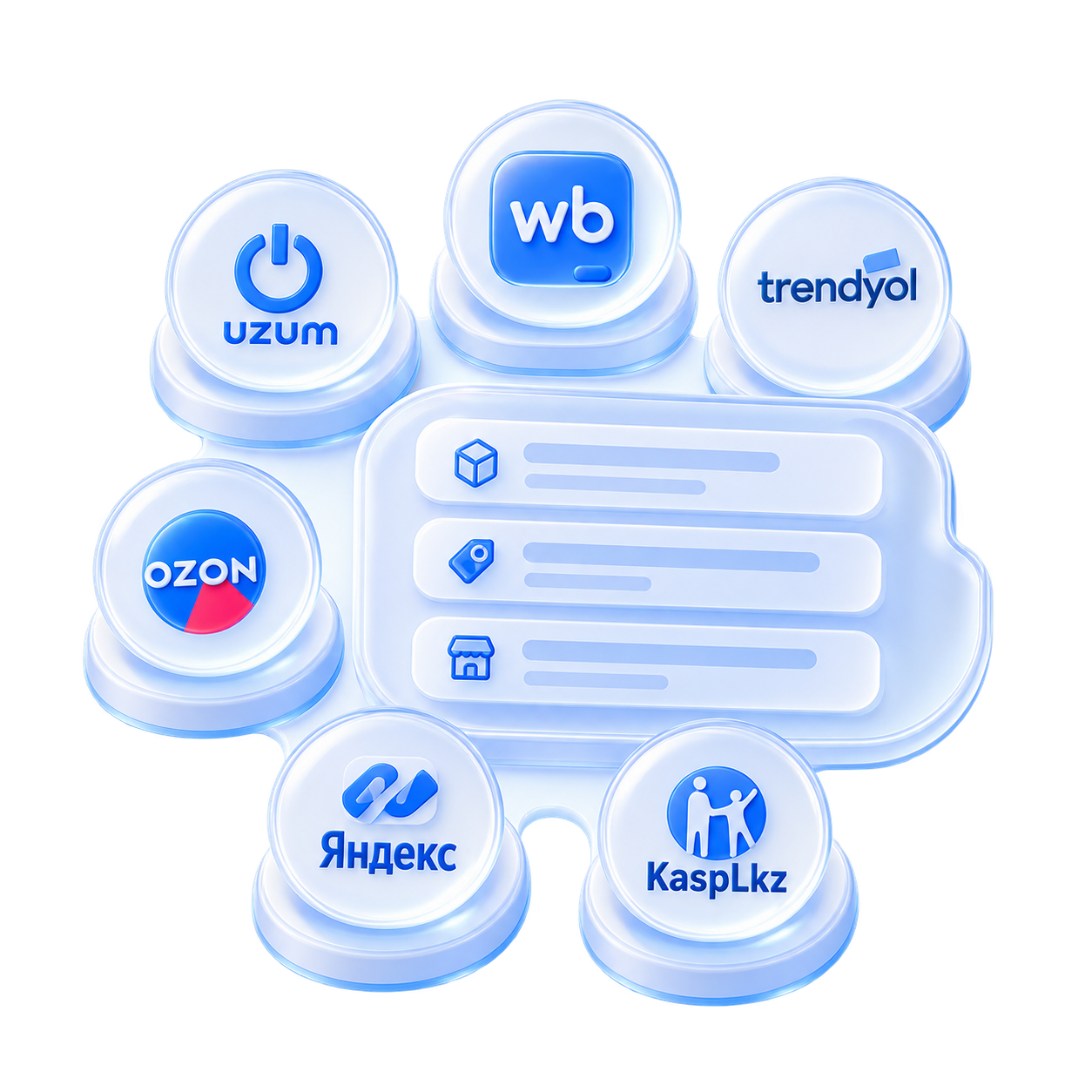 Экран OX Marketplace Hub